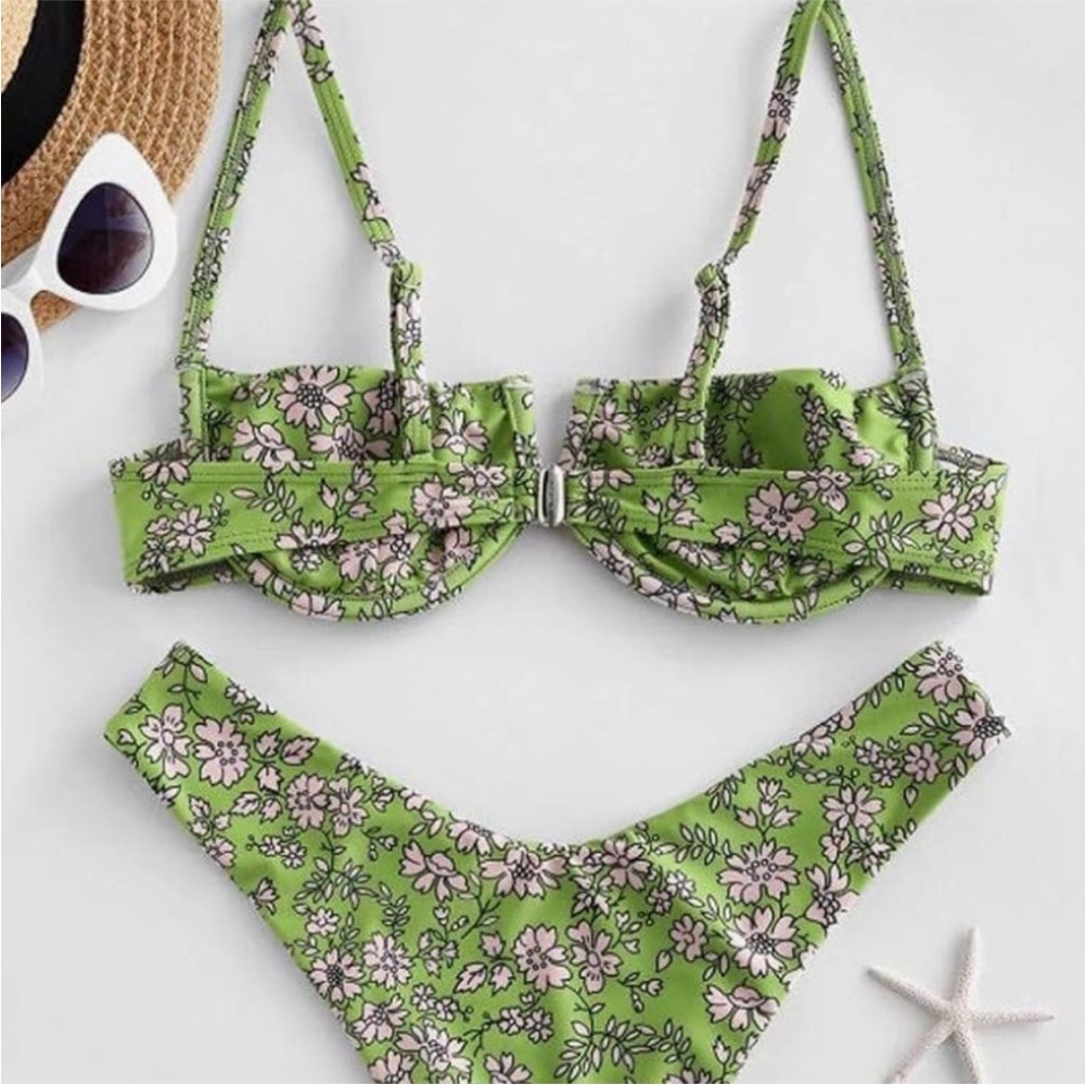 NWT Zaful Bikini Set - Top & Bottom - Picture 2 of 9